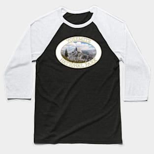 Half Dome at Yosemite National Park in California Baseball T-Shirt